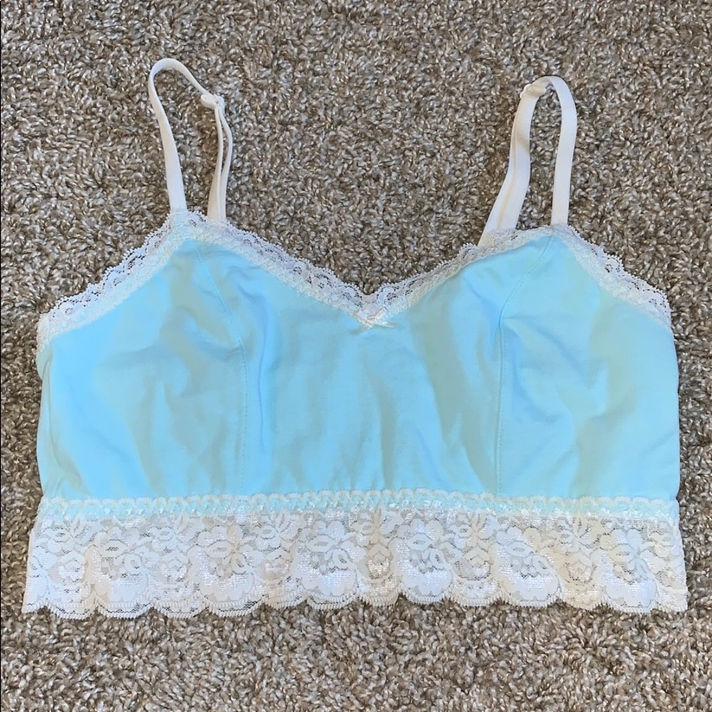 Like New PINK Lace Trim Bralette